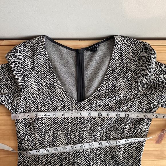 Theory Women's Nikay V short sleeve dress Wool Blend Parcel Fabric 6 - Picture 11 of 13